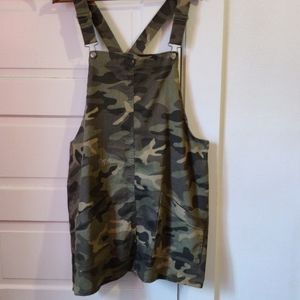 Camouflage skirt romper